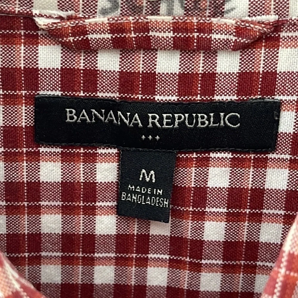 ❤️ 🆕 BANANA REPUBLIC Button Down Shirt Size M